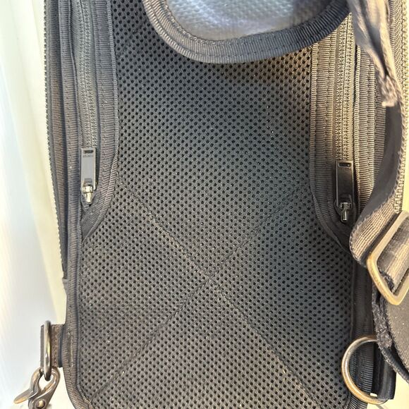 PORTER HEAT SLING SHOULDER BAG Nylon Leather Black Good Used Condition - Picture 11 of 16